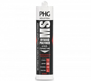 Клей герметик PHG Industrial MS Strong FIX 300 мл (белый)